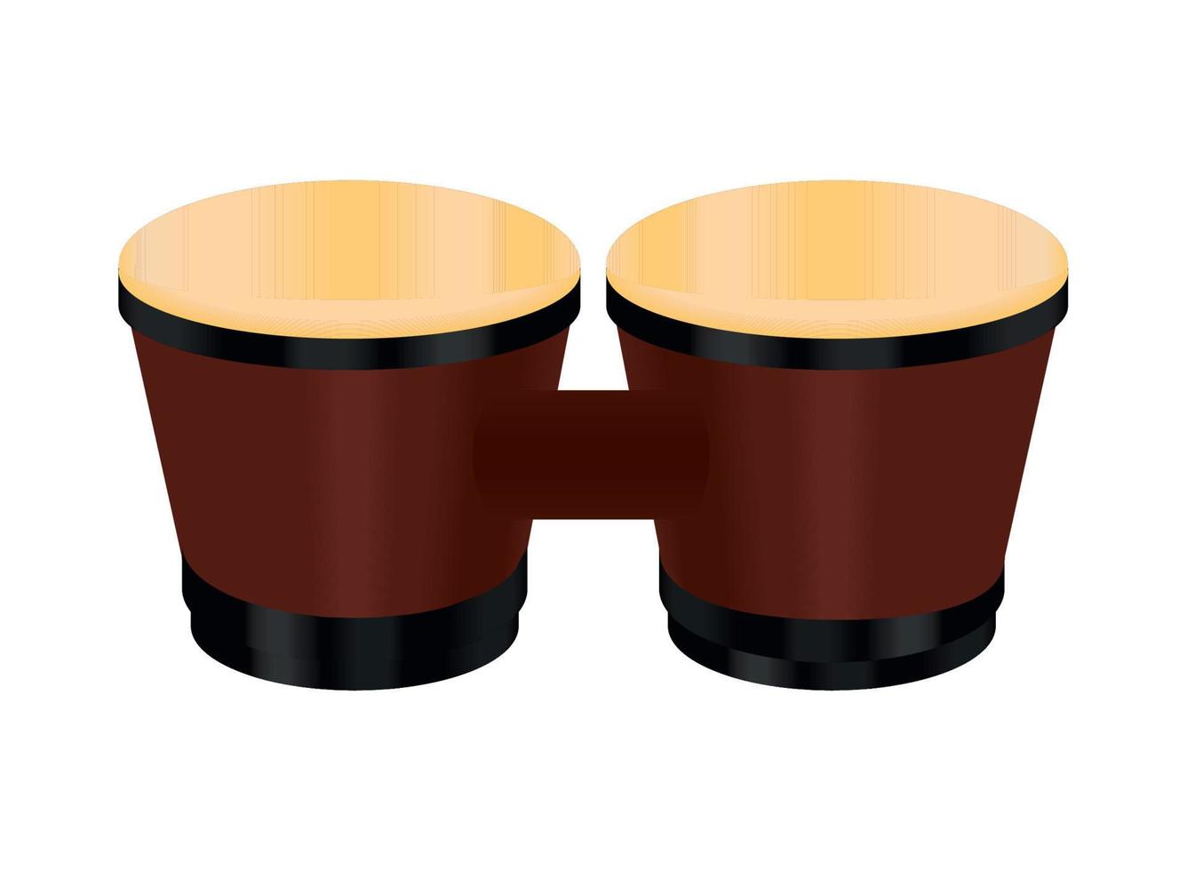 bongo drum instrument music vector