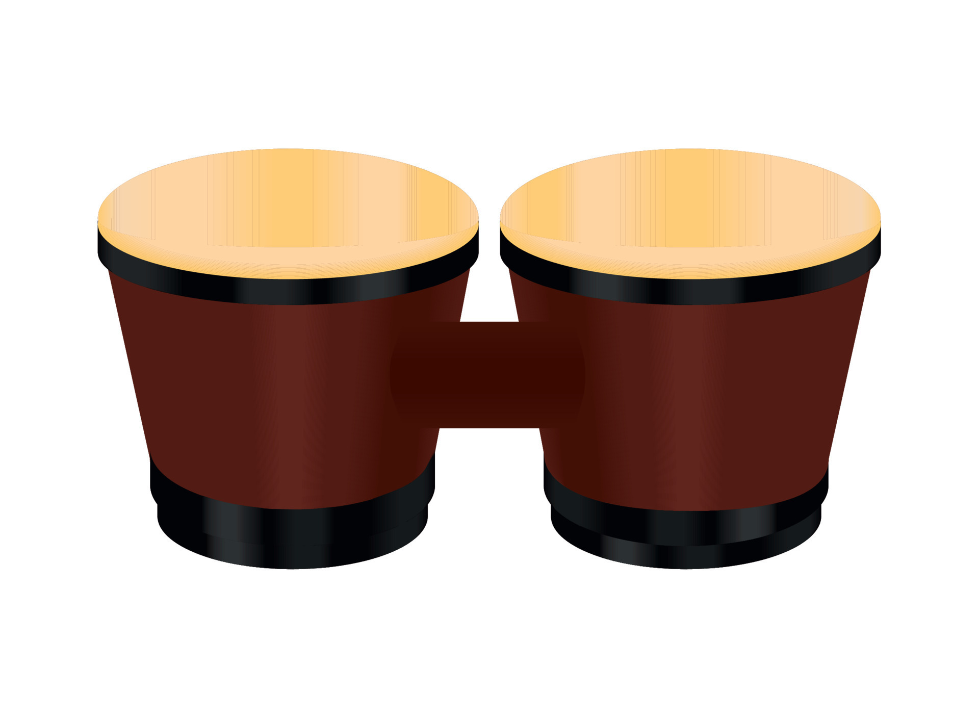bongo drum instrument music 13854698 Vector Art at Vecteezy