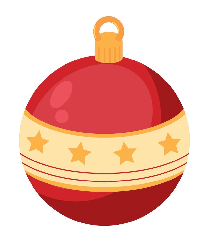 christmas ball icon vector
