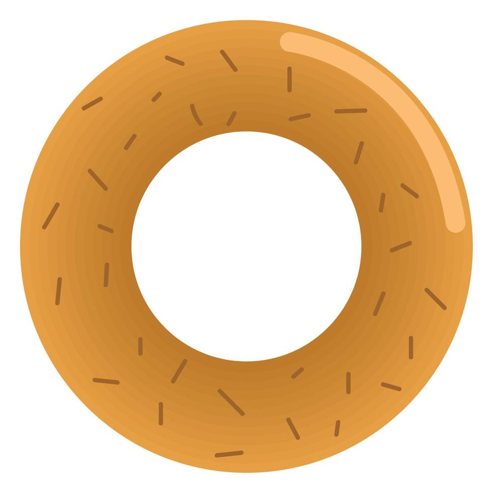 breakfast donut icon vector