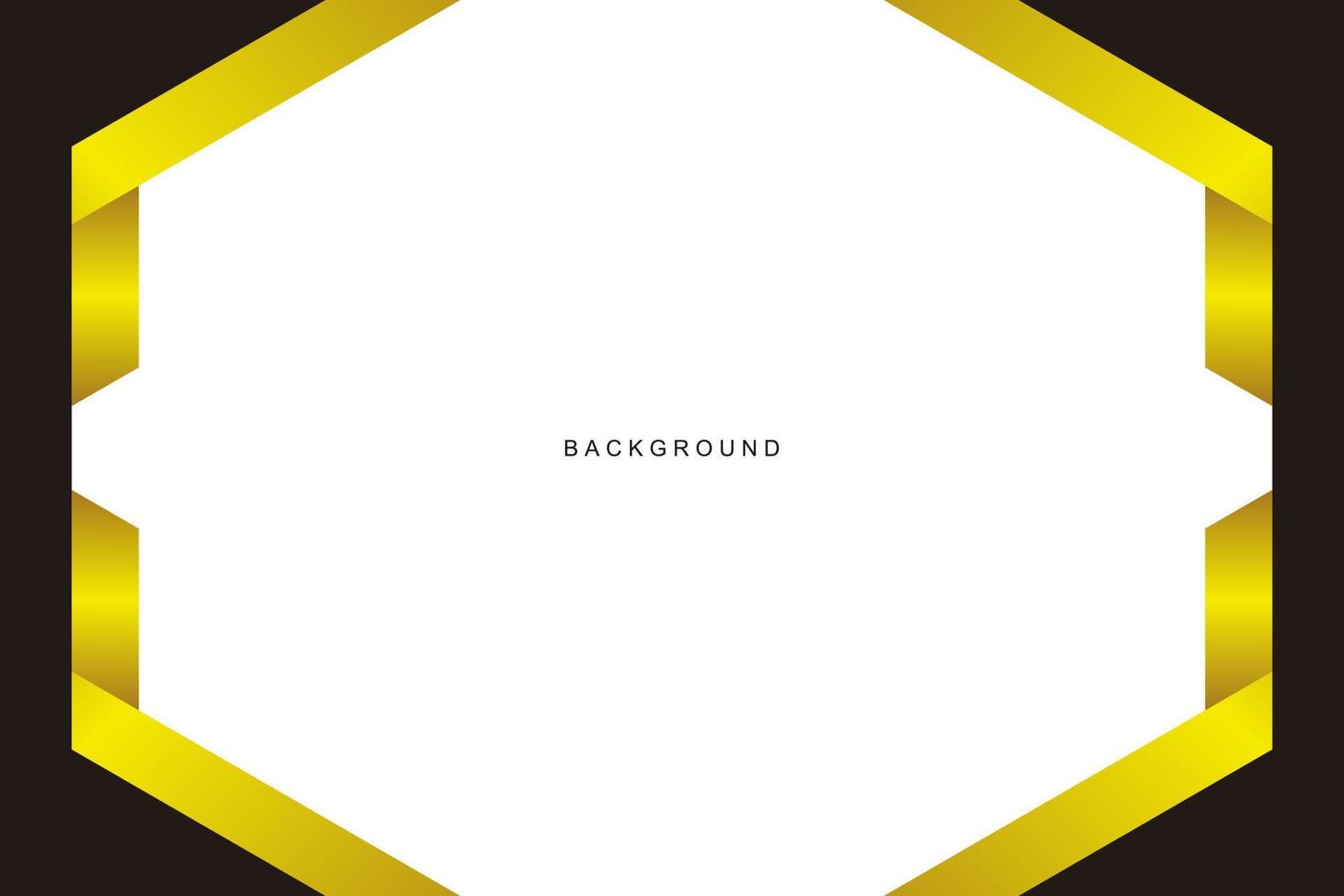 Fondo de líneas de cuadro de rectángulo abstracto de marco dorado moderno para diseño de presentación, banner, brocure y tarjeta de visita. 2 vector