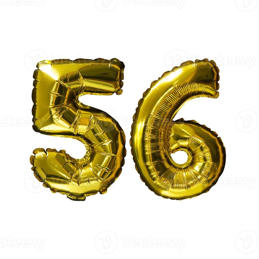 11 Golden number helium balloons isolated background. Realistic foil and latex balloons. design elements for party, event, birthday, anniversary and wedding. photo