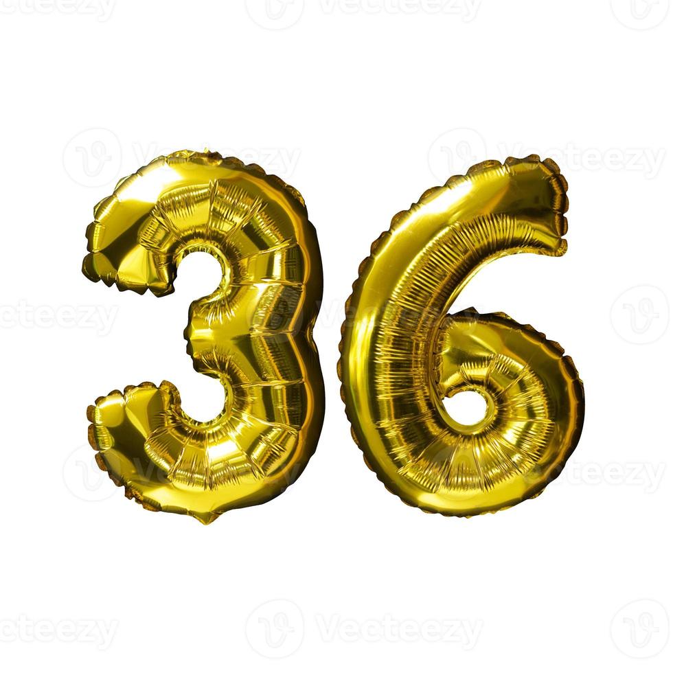 11 Golden number helium balloons isolated background. Realistic foil and latex balloons. design elements for party, event, birthday, anniversary and wedding. photo