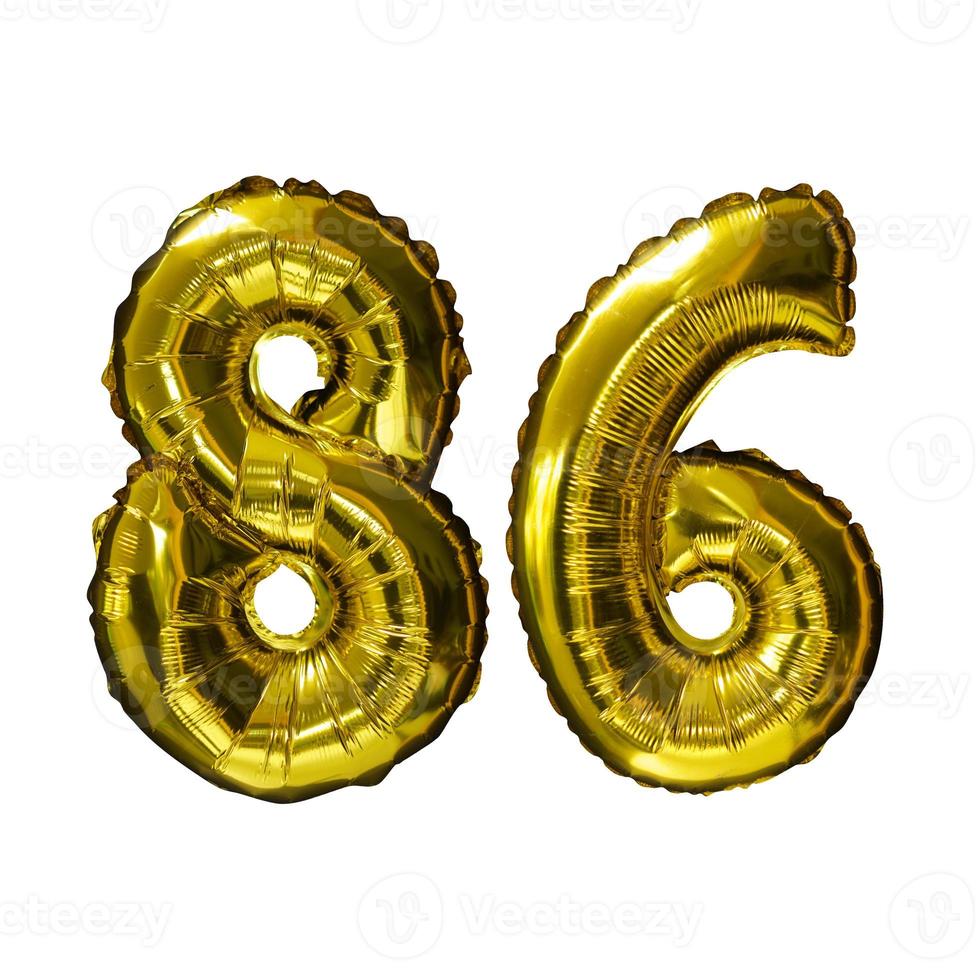 11 Golden number helium balloons isolated background. Realistic foil and latex balloons. design elements for party, event, birthday, anniversary and wedding. photo