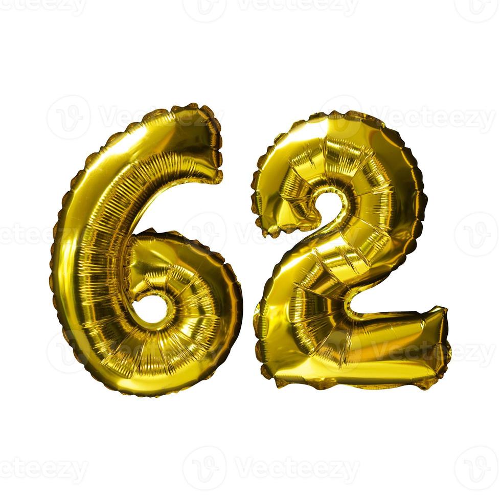 11 Golden number helium balloons isolated background. Realistic foil and latex balloons. design elements for party, event, birthday, anniversary and wedding. photo