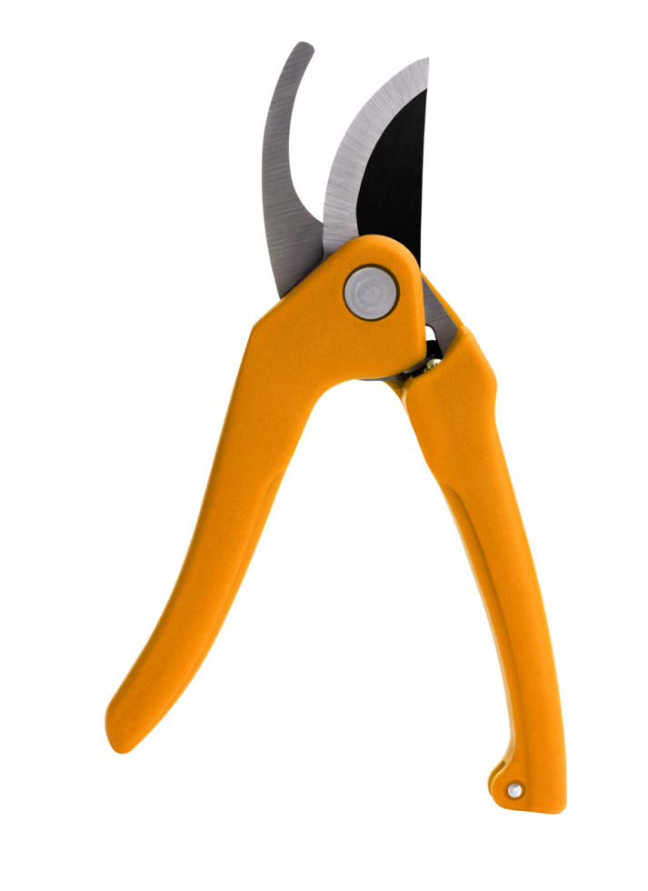 yellow pruner isolated png