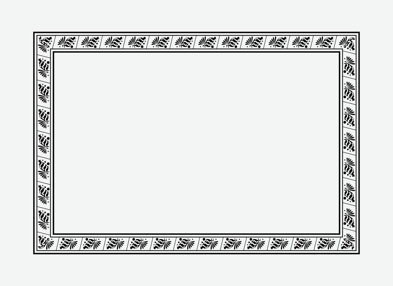 Vector border frame design 13855854 Vector Art at Vecteezy
