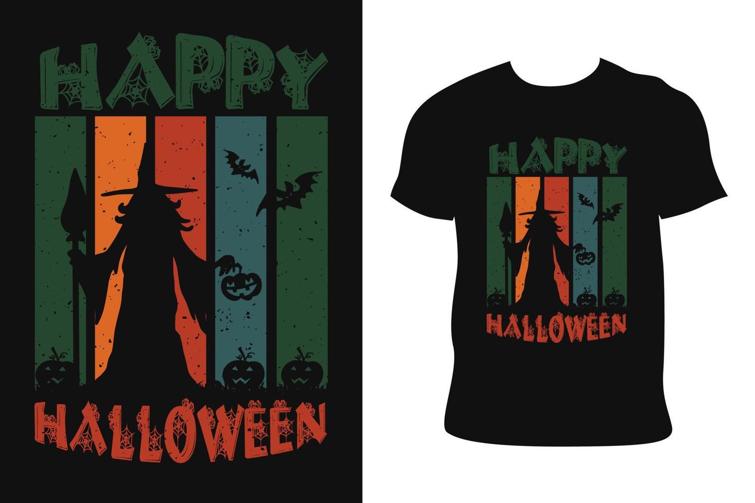 HALLOWEEN T-SHIRT DESIGN. HALLOWEEN T-SHIRT. Halloween t-shirt free Vector. vector