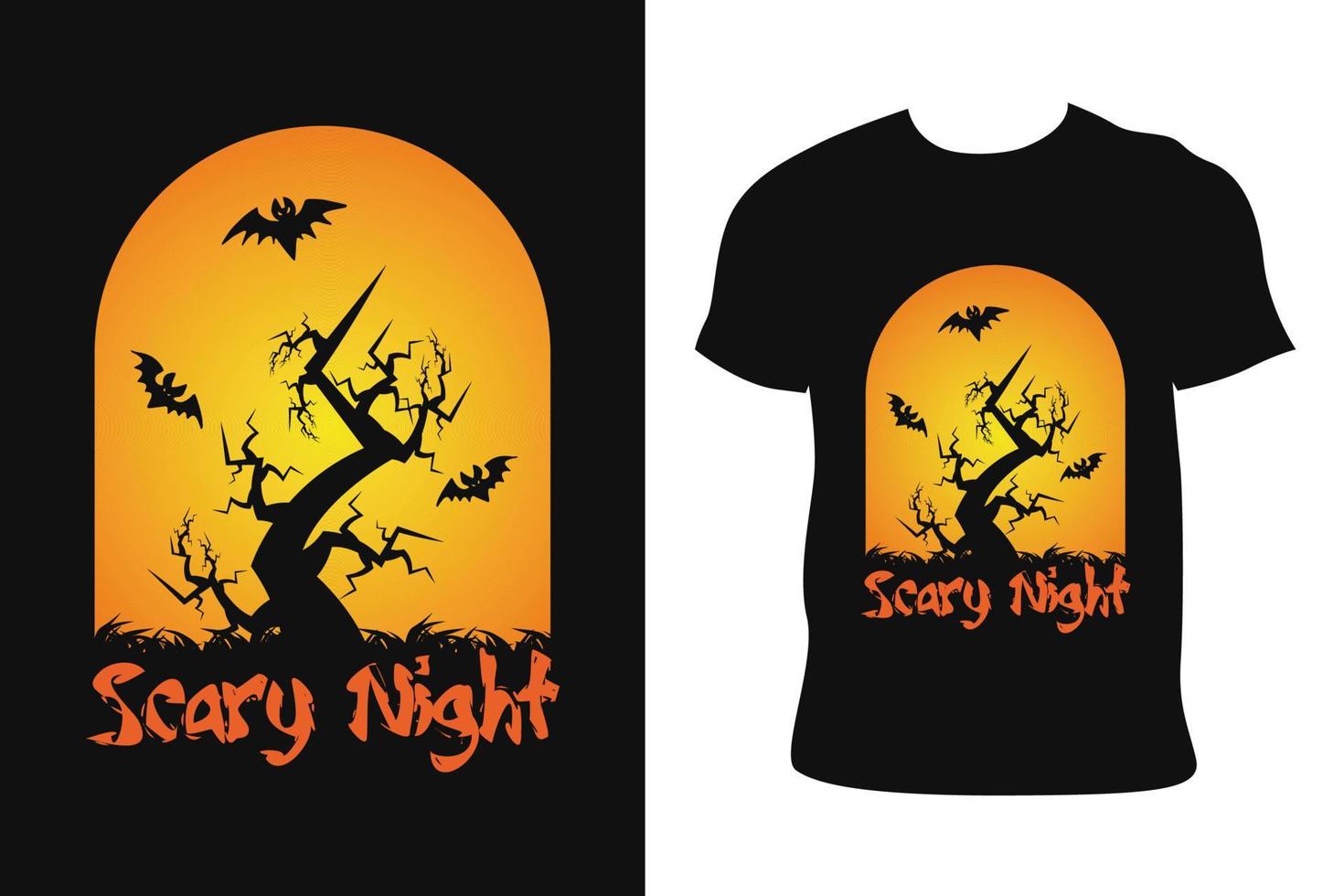 HALLOWEEN T-SHIRT DESIGN. HALLOWEEN T-SHIRT. Halloween t-shirt free Vector. vector