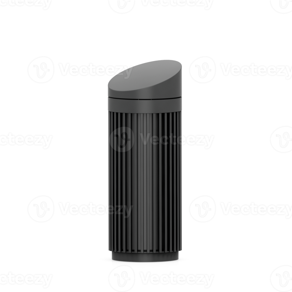 Isometric Trash Cans 3D Render png