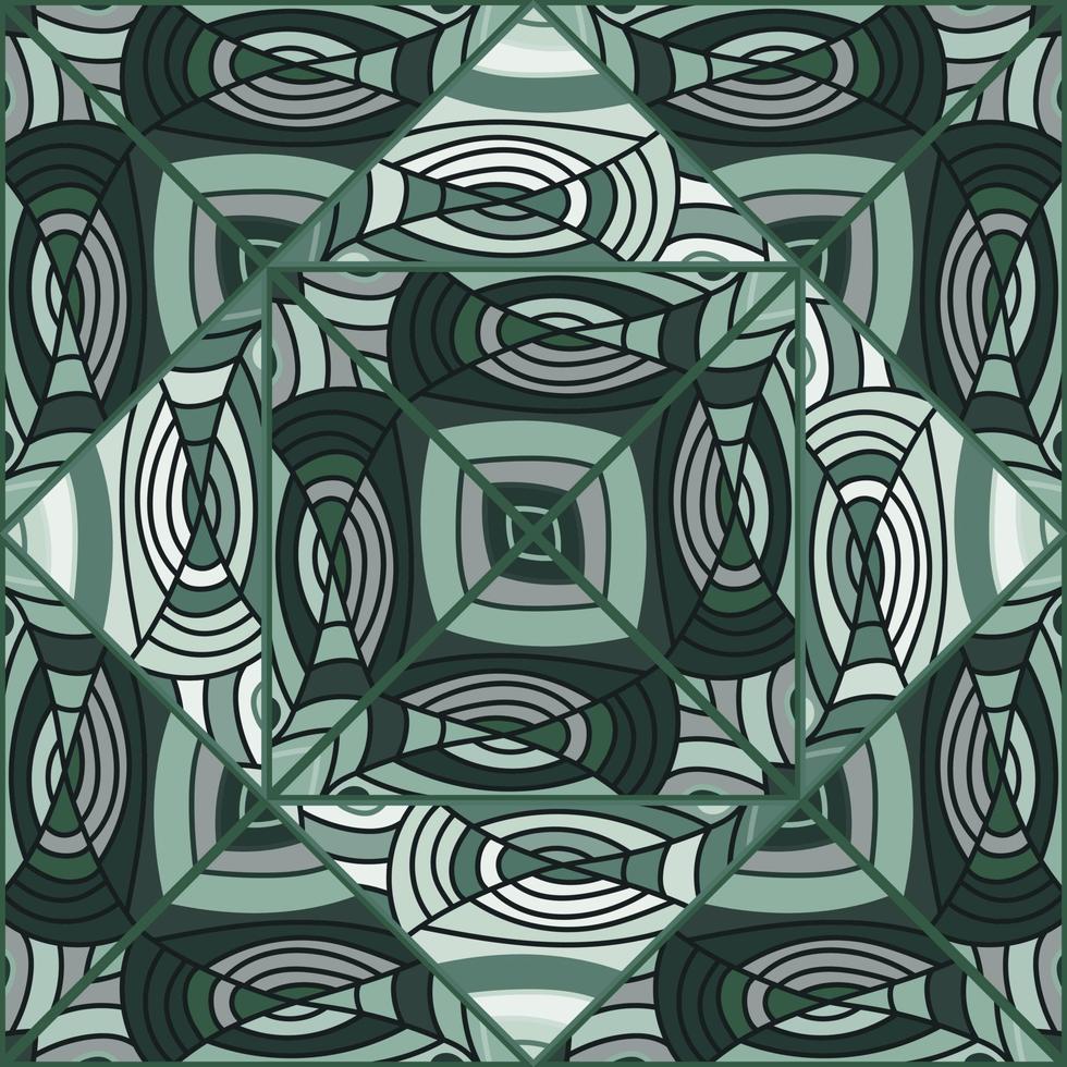 beautiful mosaic of lines seamless pattern in dodle style. Hand drawn abstract vintage ornament. vector