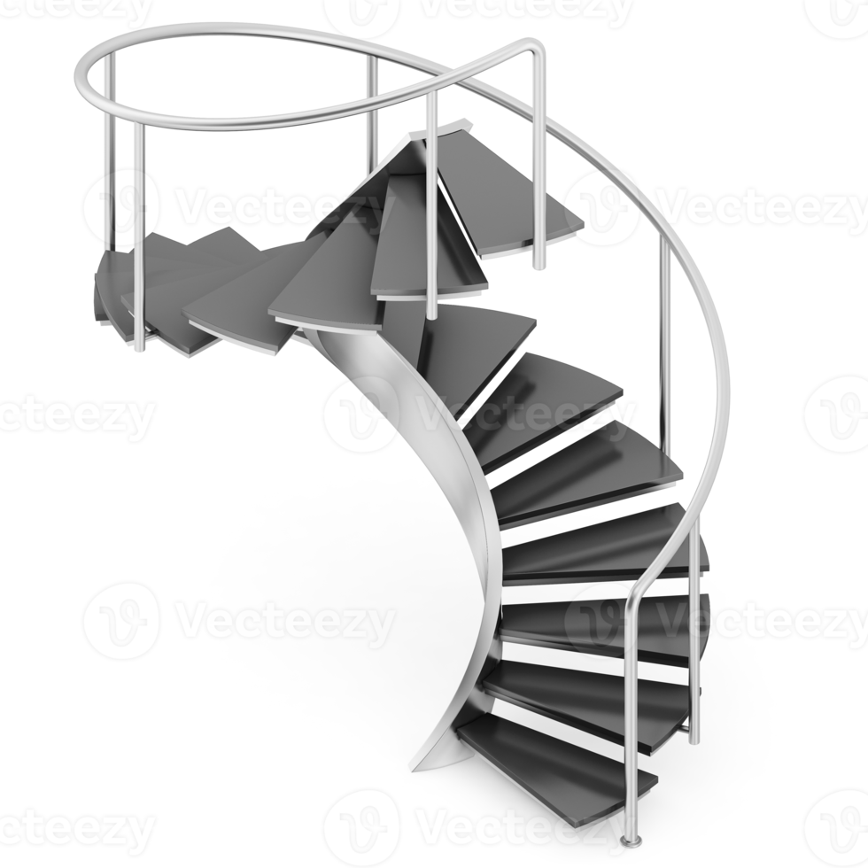 isometrische trap 3d geïsoleerd png