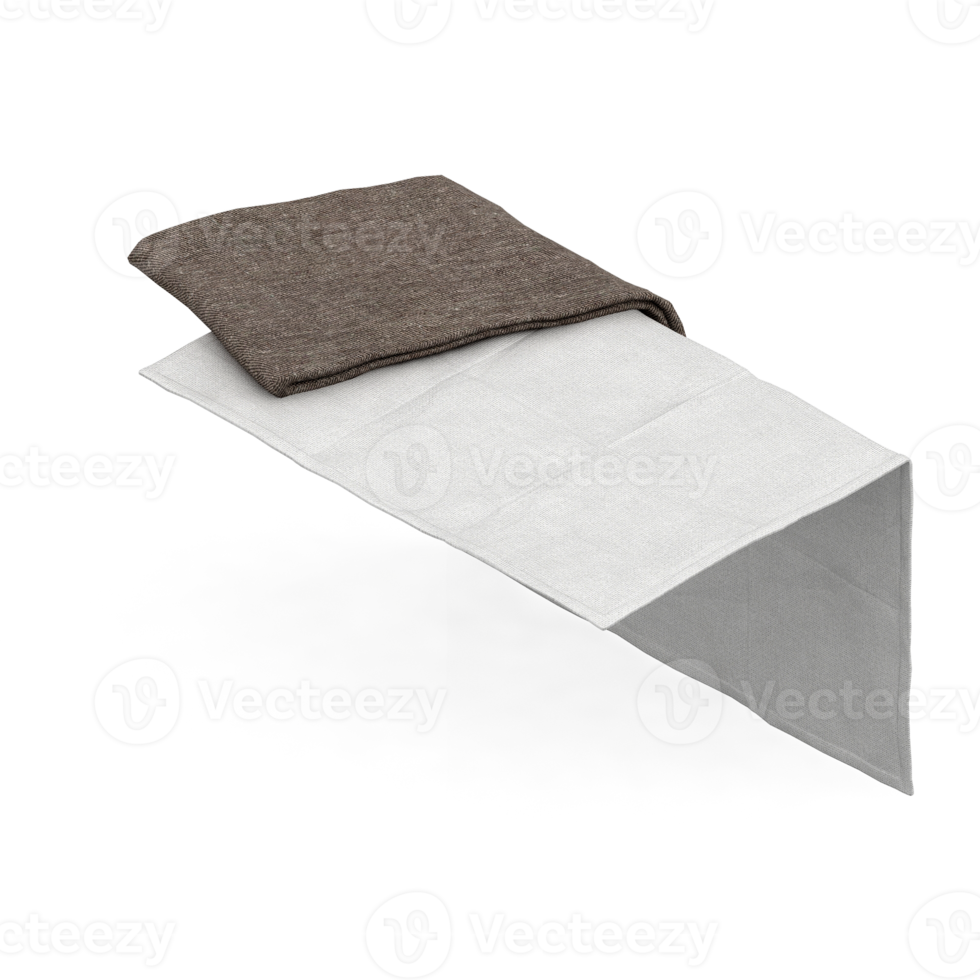 Isometric towels 3D isolated render png