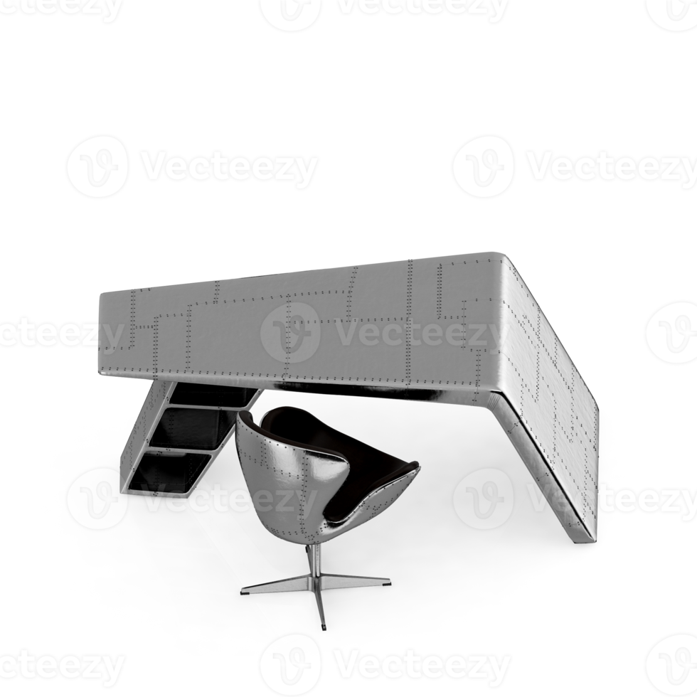 Isometric Table set Perspective 3D render png