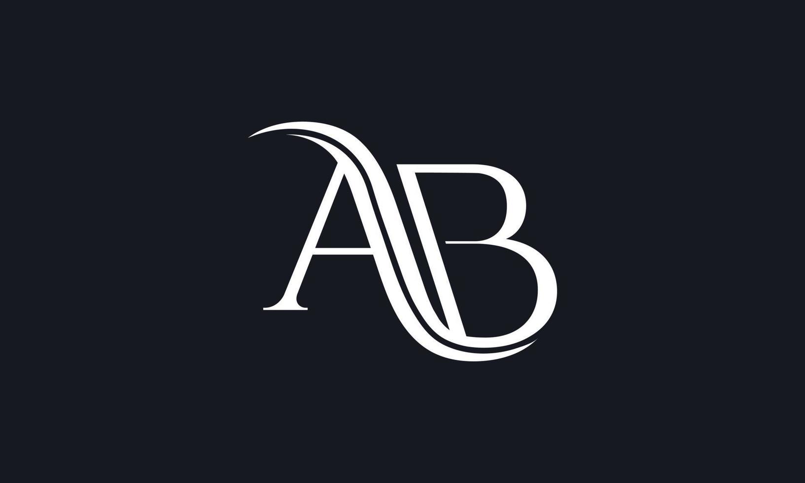 Letter AB Logo Pro Vector File Pro Vector Pro Vector