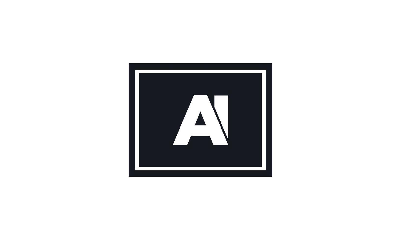 Letter AI Logo Pro Vector File Pro Vector Pro Vector