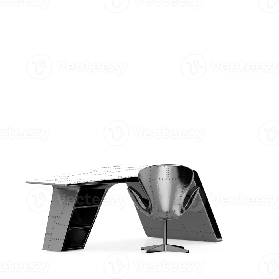 isometrisk tabell uppsättning främre 3d framställa png