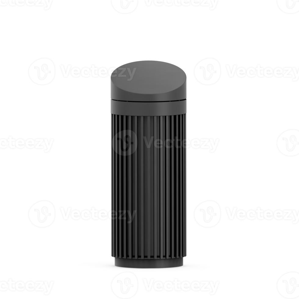 Isometric Trash Cans 3D Render png