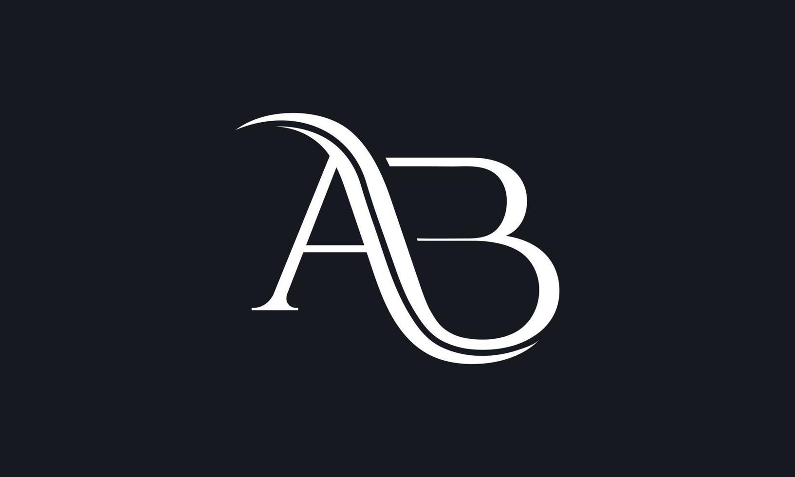 Letter AB Logo Pro Vector File Pro Vector Pro Vector