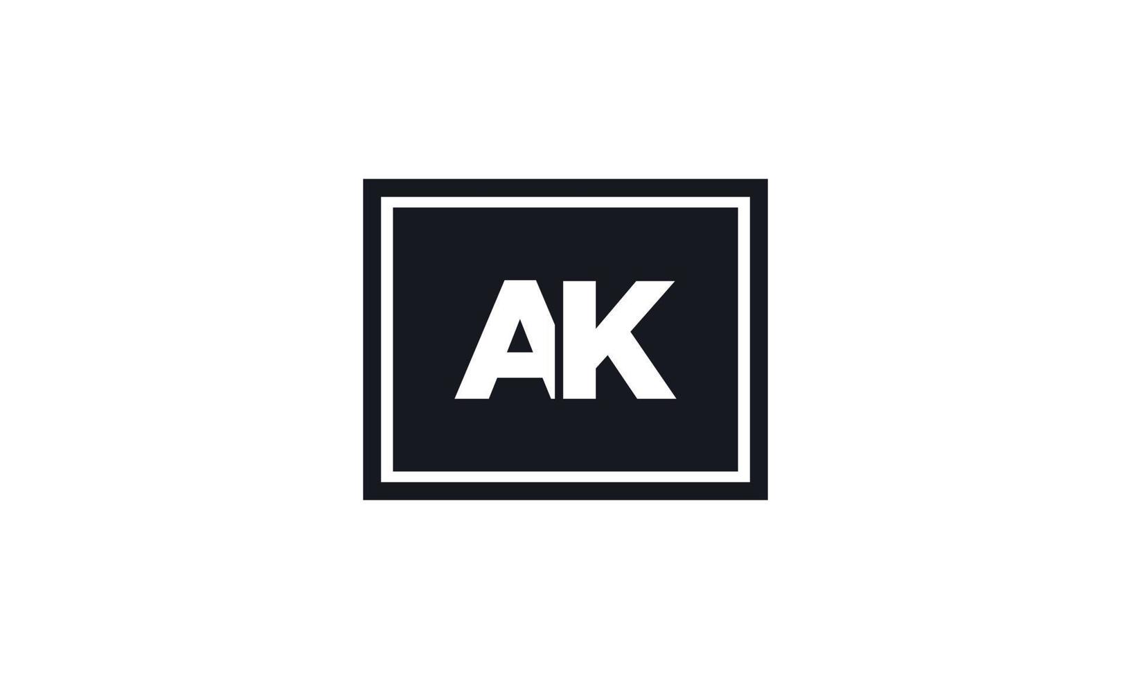 Letter AK Logo Pro Vector File Pro Vector Pro Vector