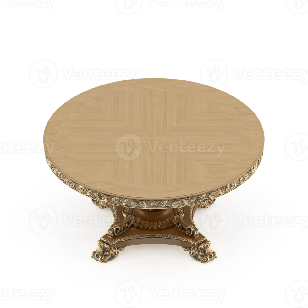 Isometric Table set Perspective 3D render png