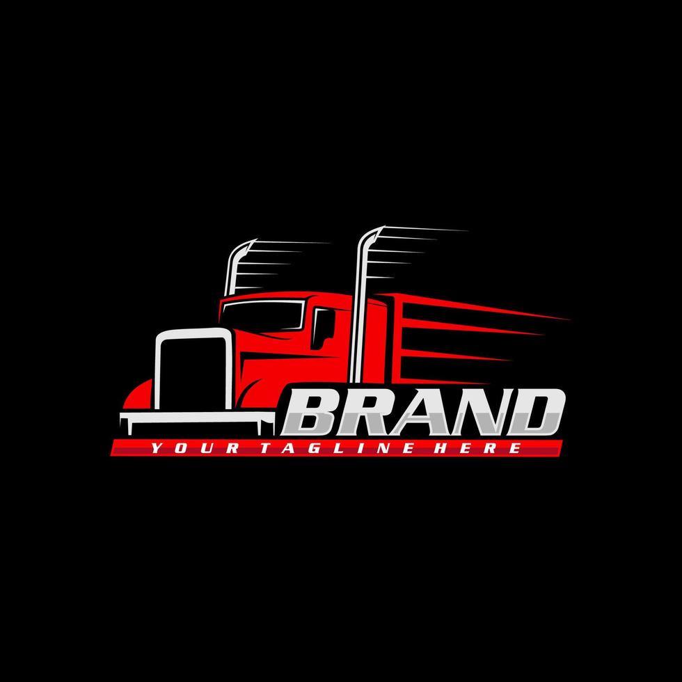 trucking logo - truck trailer logo vector