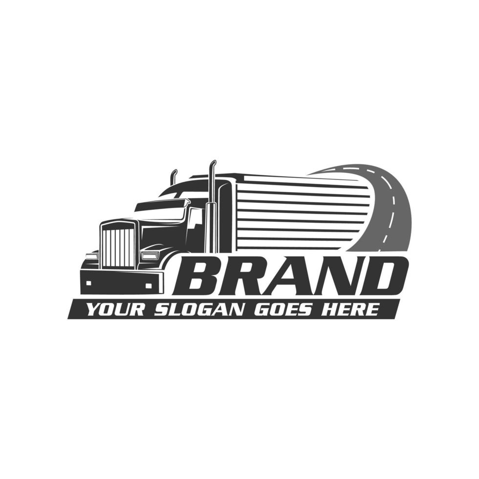 trucking logo - truck trailer logo vector