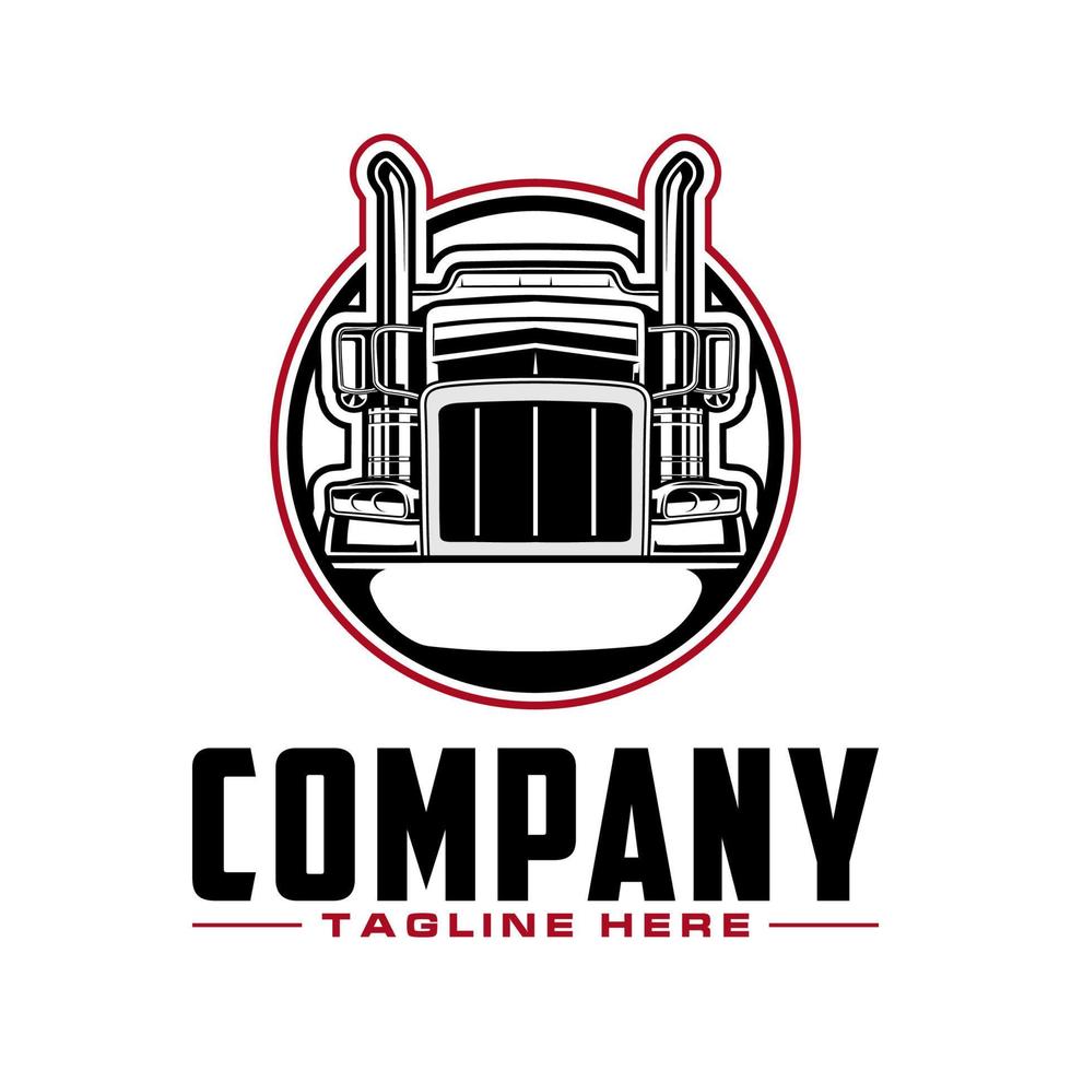 trucking logo - truck trailer logo vector