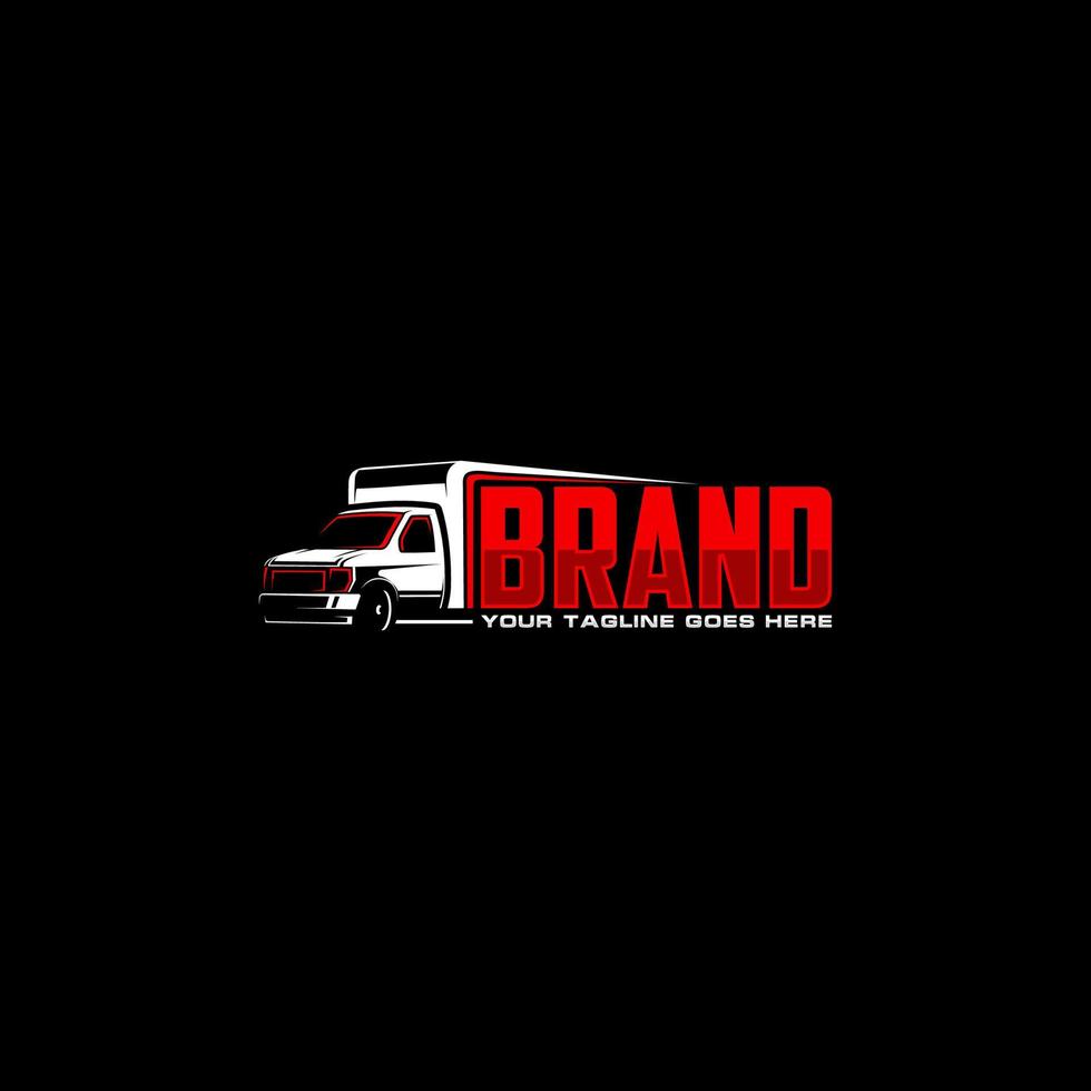 box truck logo 13857464 Vector Art at Vecteezy