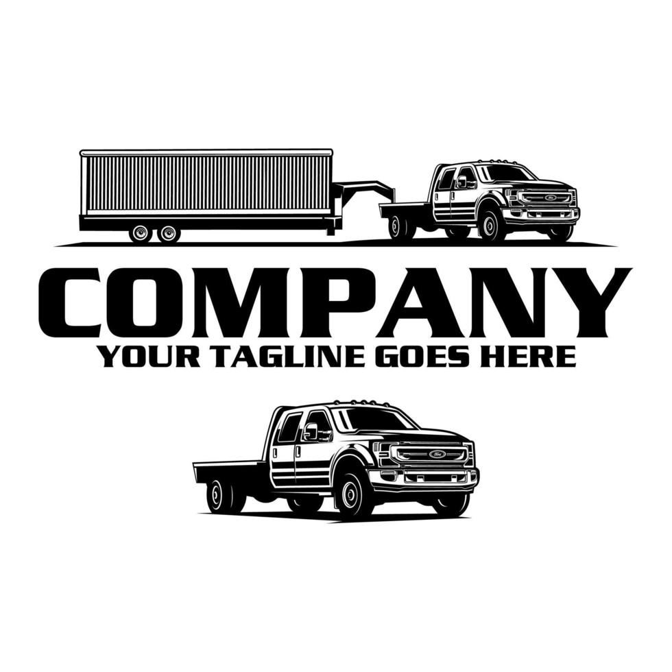 trucking logo truck trailer logo 13857465 Vector Art at Vecteezy