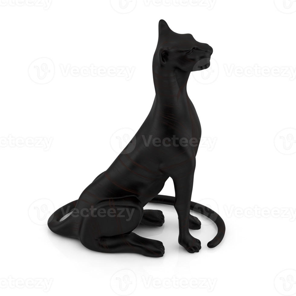 Isometric Statue 3D isolated render png