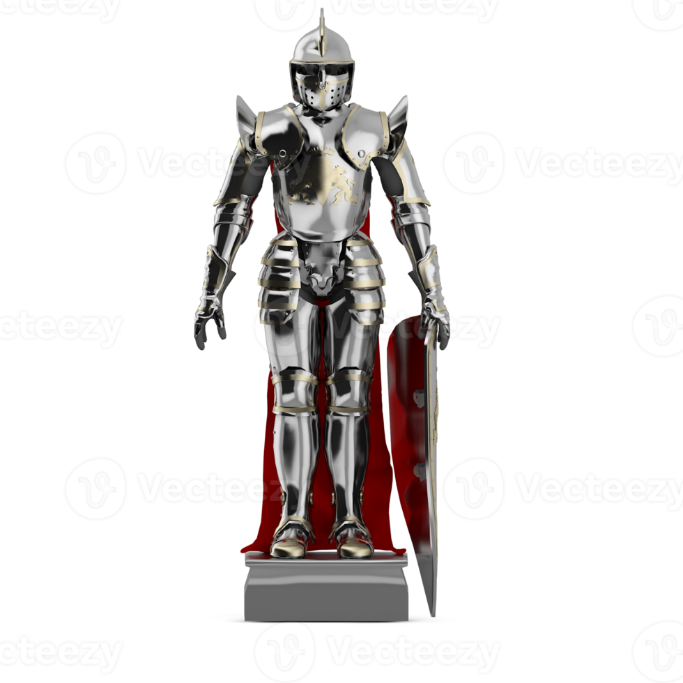 Isometric Statue 3D isolated render png
