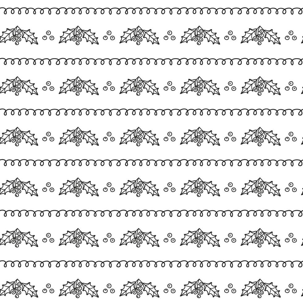 Simple Christmas seamless pattern. vector