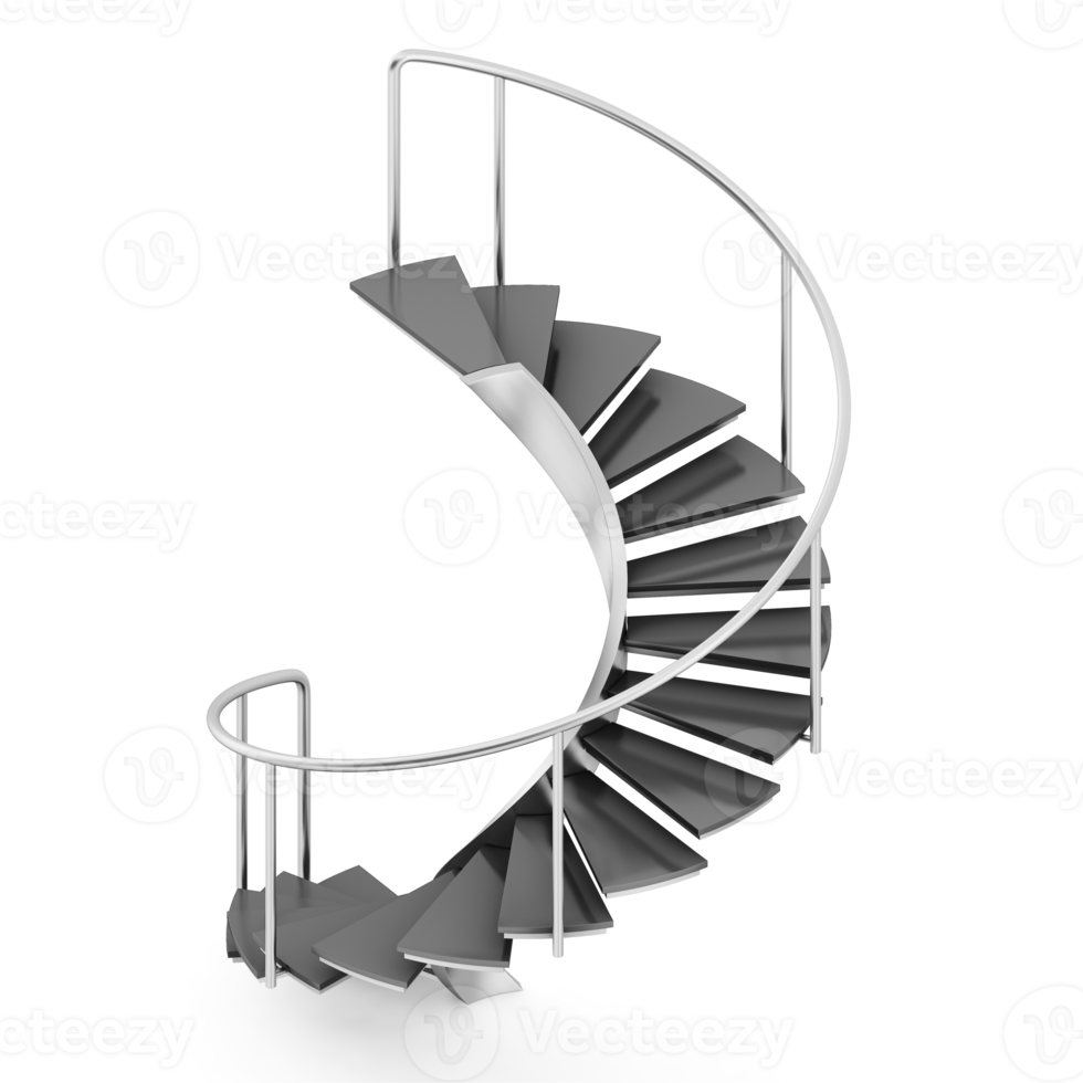 escaleras isométricas 3d aisladas png