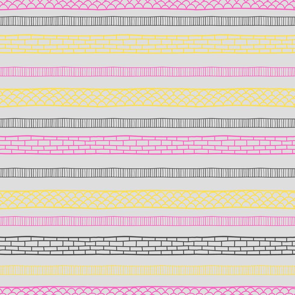 Abstract pattern with brush lines. vector