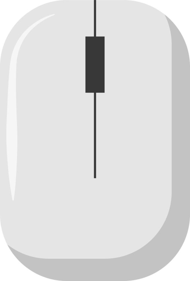 PC mouse, illustration, vector on white background.