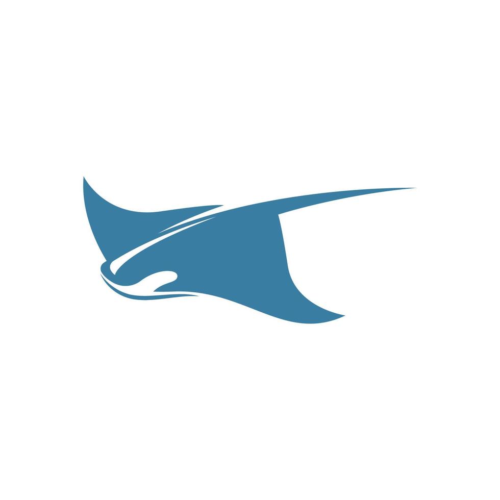 Stingray logo icon design illustration vector