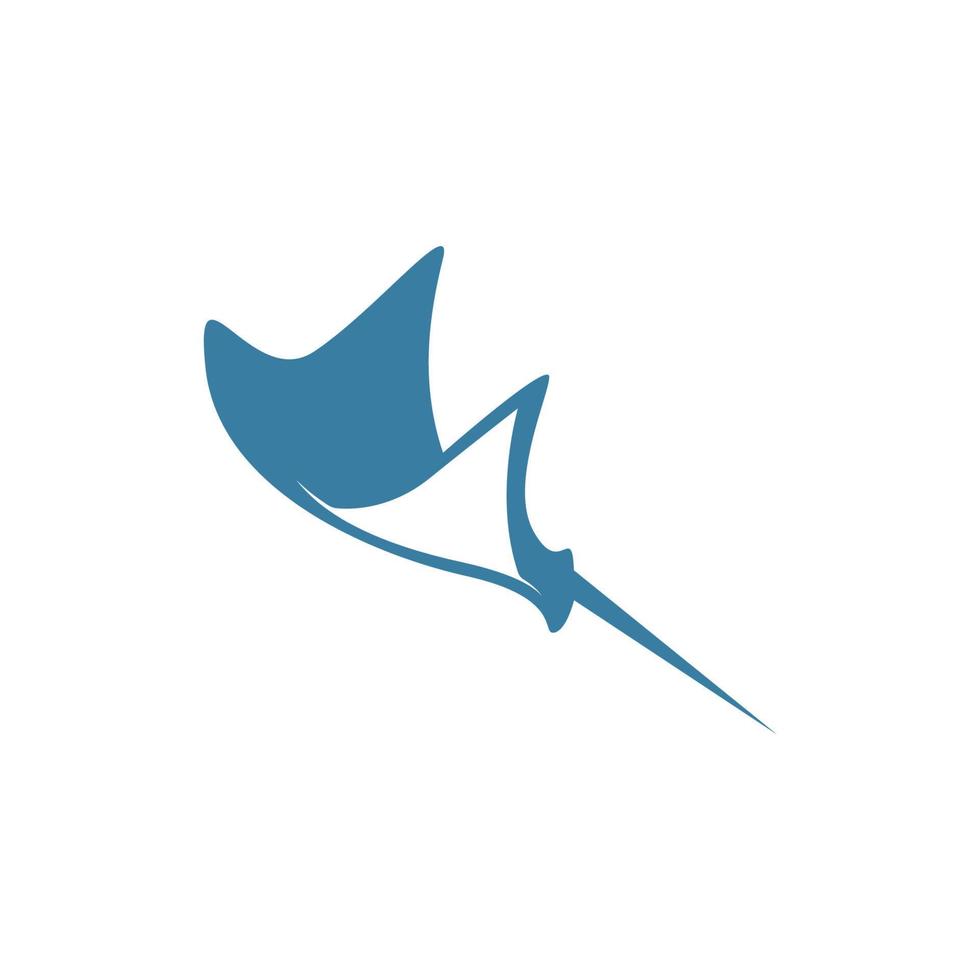 Stingray logo icon design illustration vector