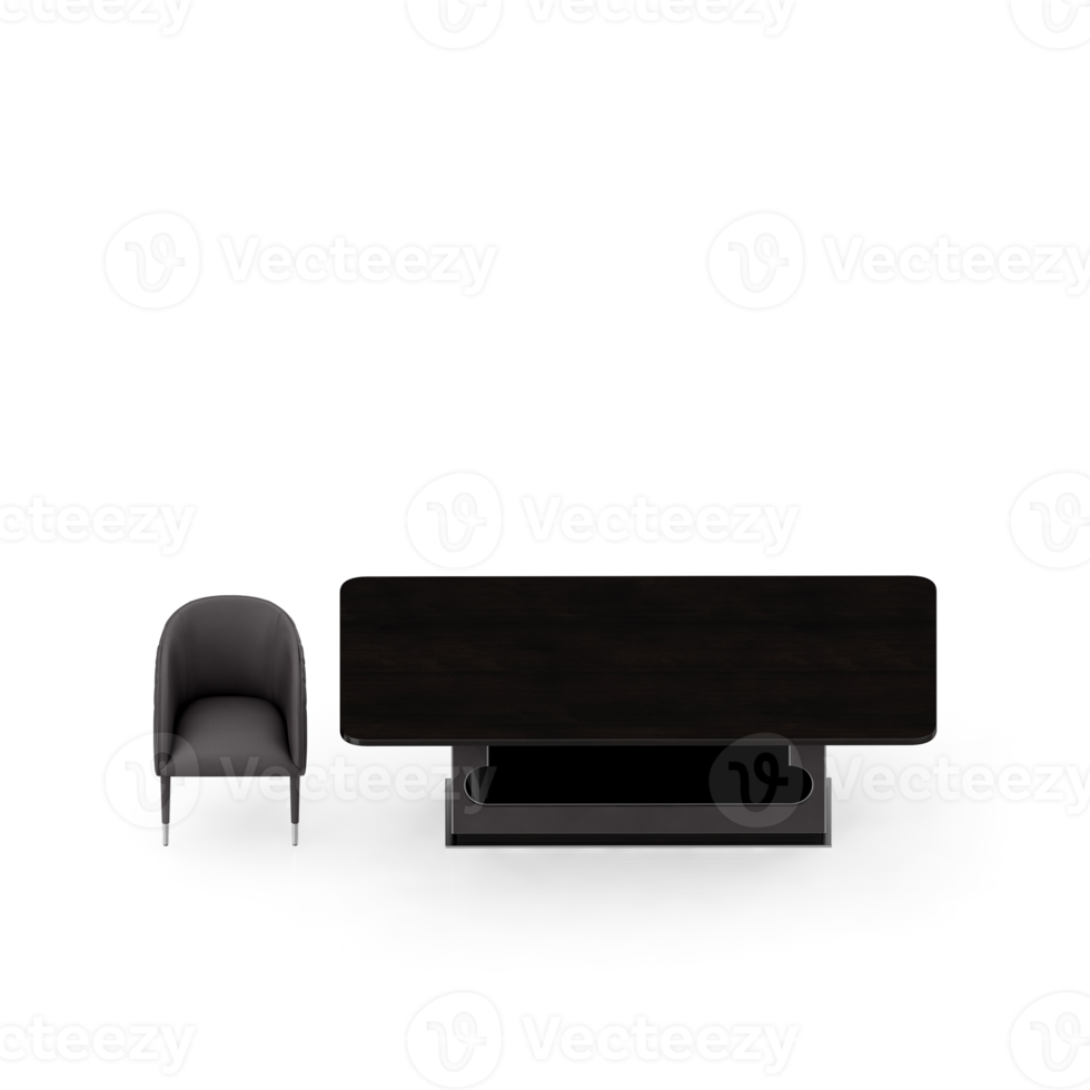 Isometric Table set Perspective 3D render png