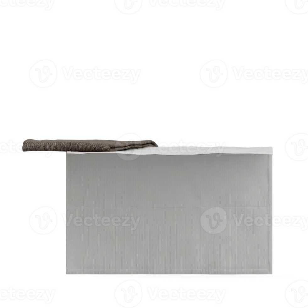Isometric towels 3D isolated render png