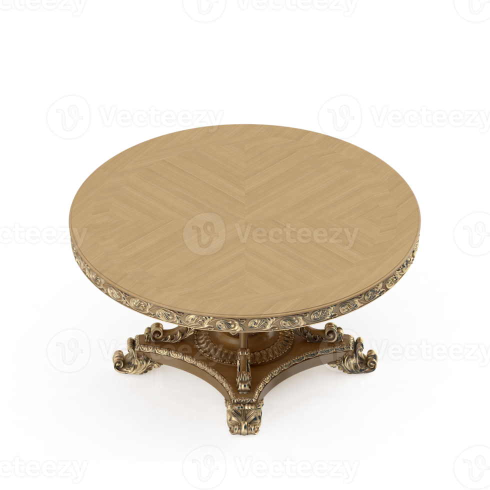 Isometric Table set Perspective 3D render png