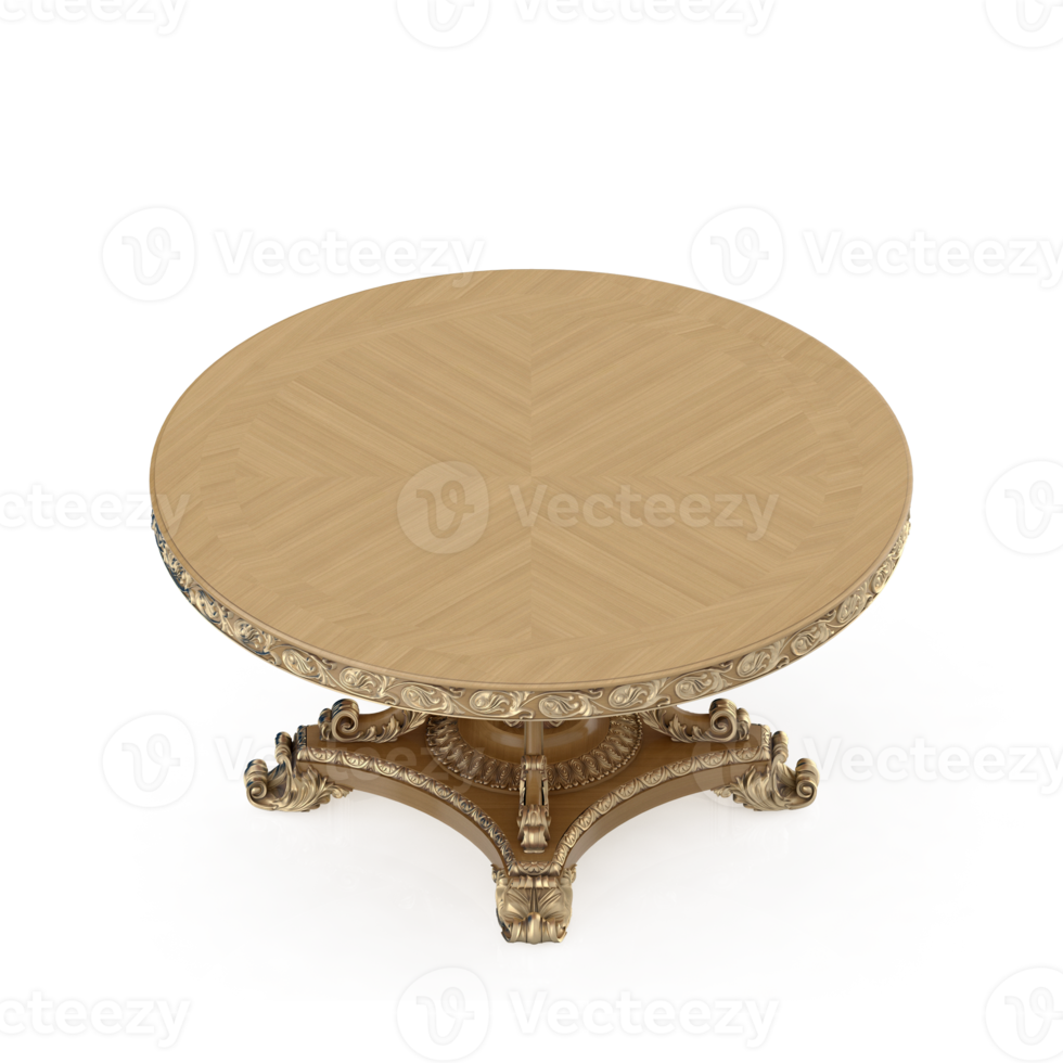 Isometric Table set Perspective 3D render png