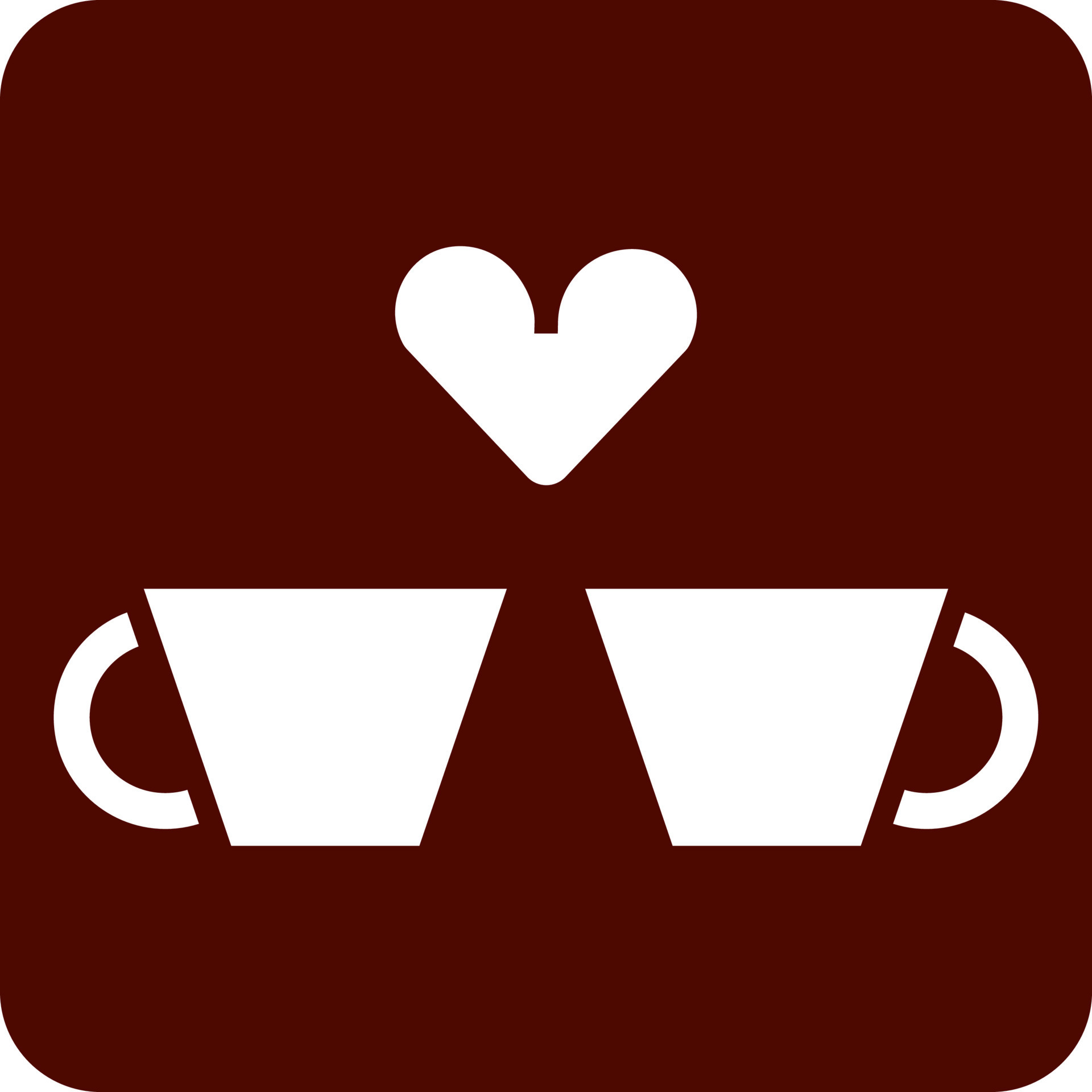 Valentine coffee date, illustration, vector on a white background