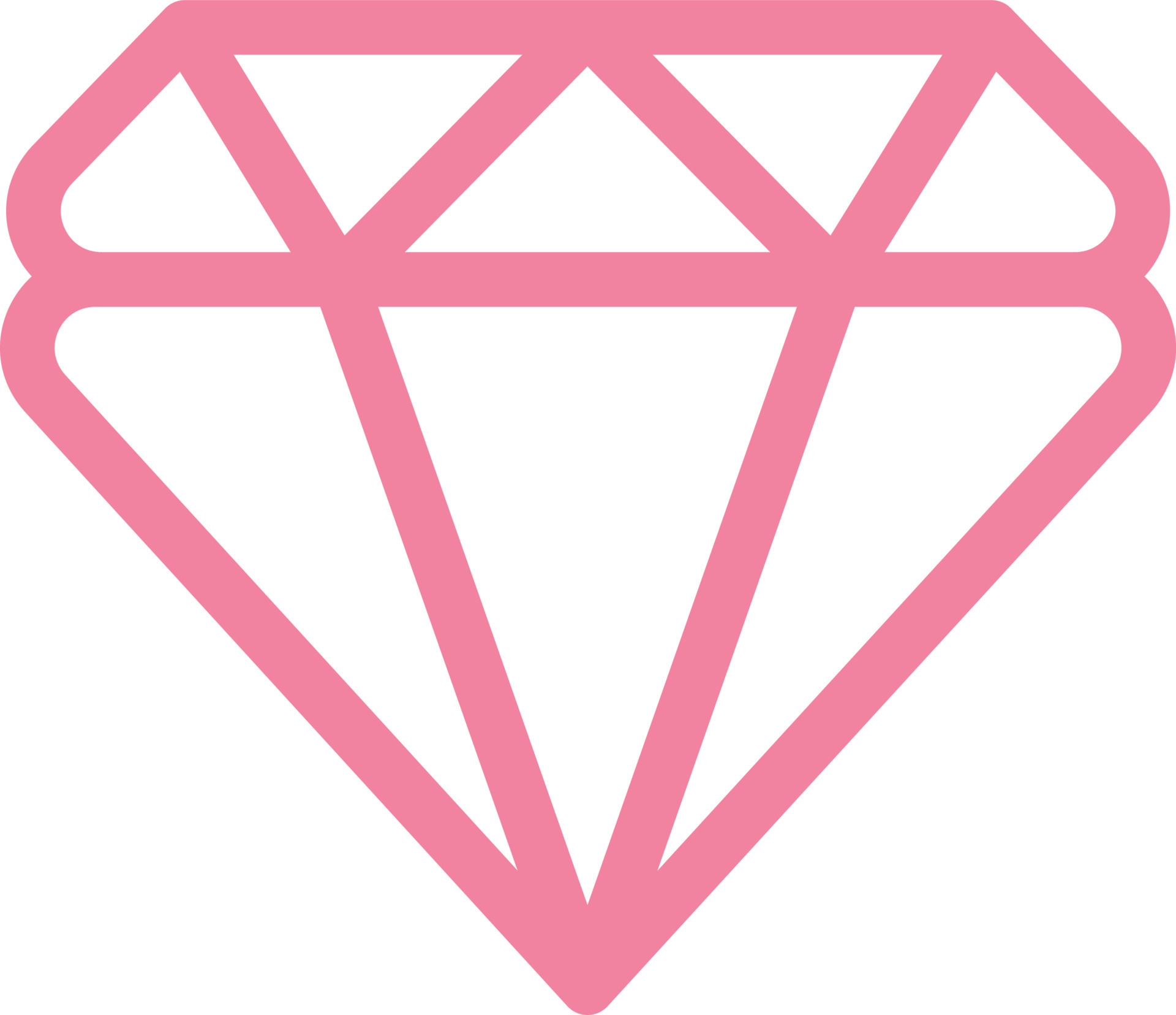 Pink diamond, illustration, vector on a white background. 13858607