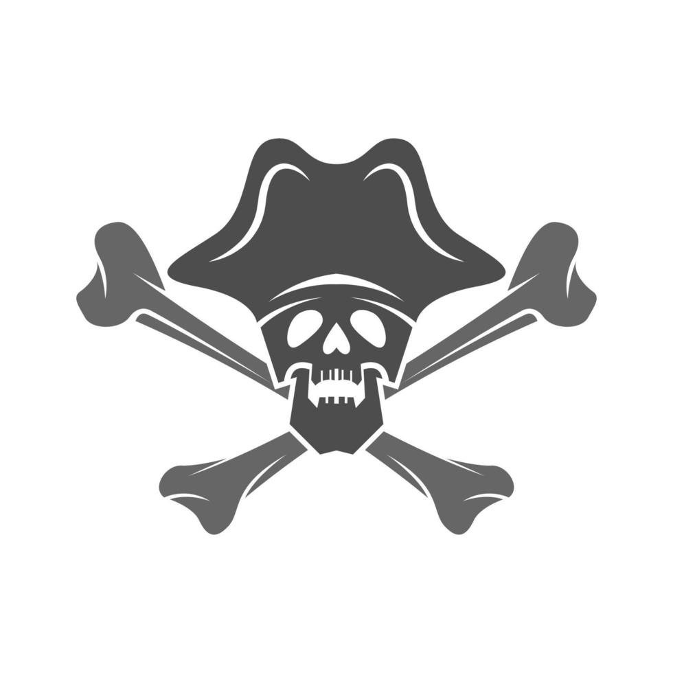 Pirate logo icon design illustration vector