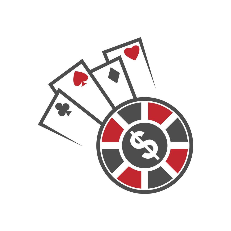 Gambling icon logo illustration vector