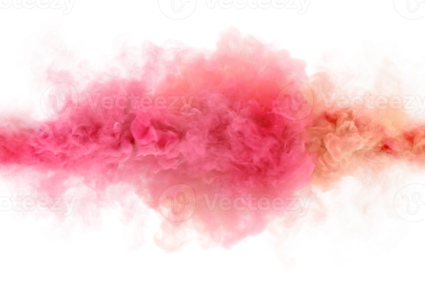 rosa caramello colore fumo nuvole. 3d rendere astratto sfondo png