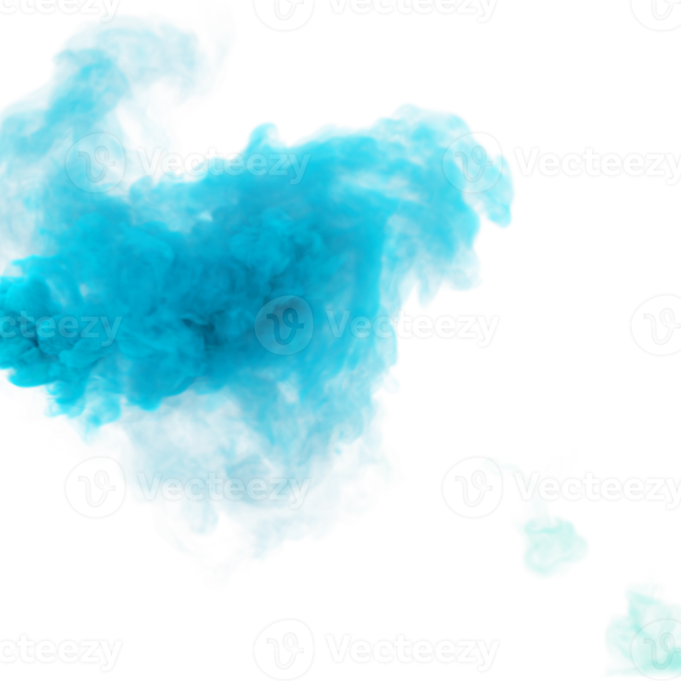 Light blue plume of smoke png