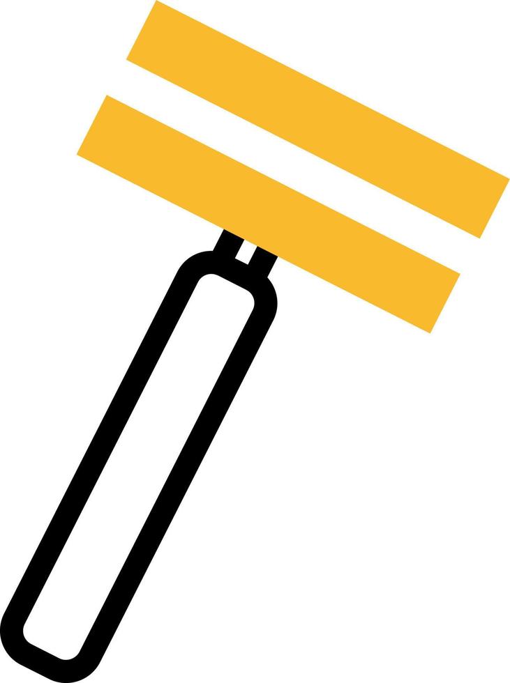 Bathroom razor, illustration, vector on a white background.
