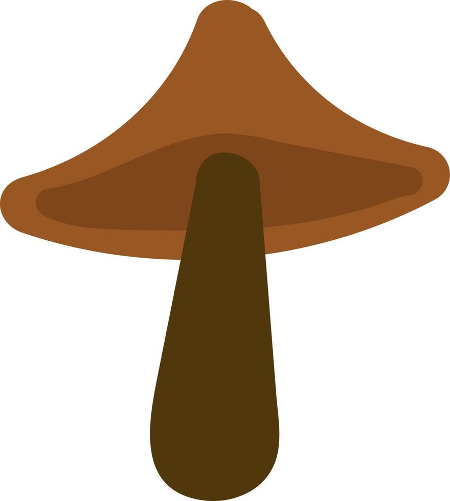 Toxic red mushroom, illustration, vector on a white background.